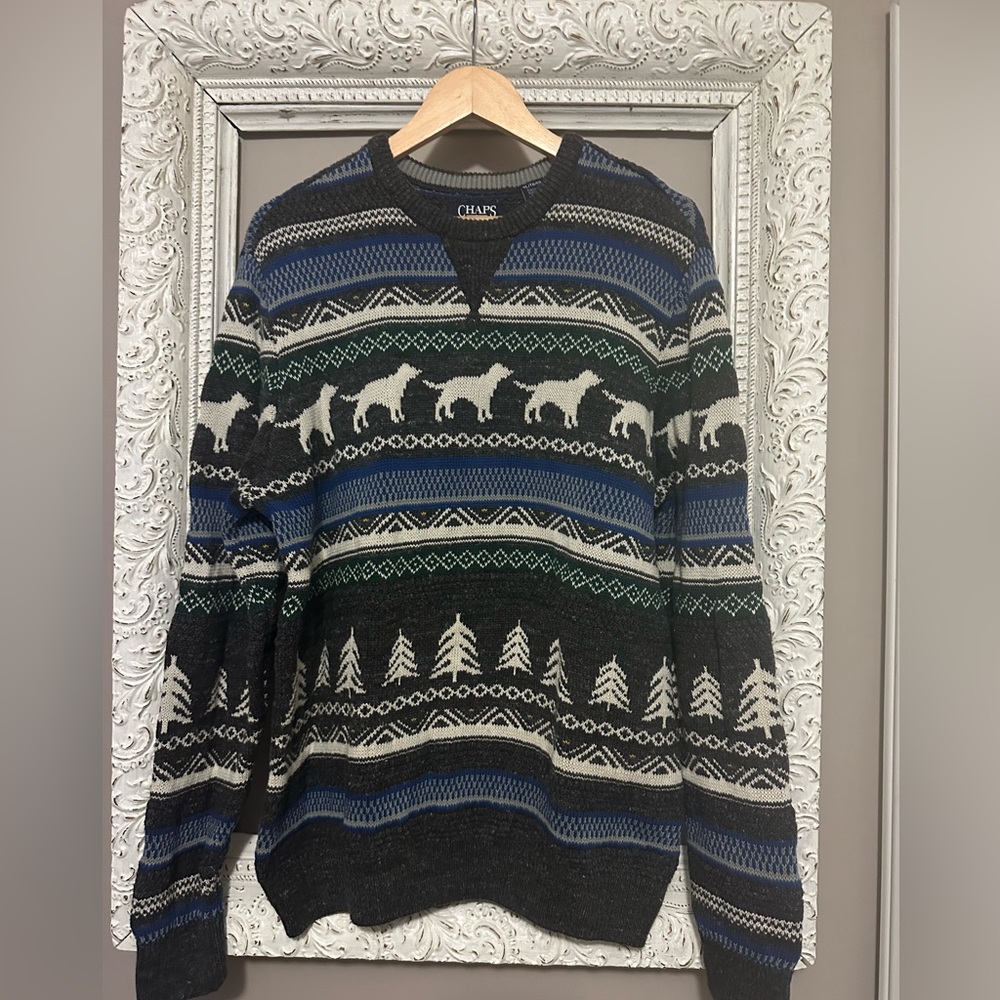 Chaps Festive Winter Knit Sweater. Size XL. ❣️